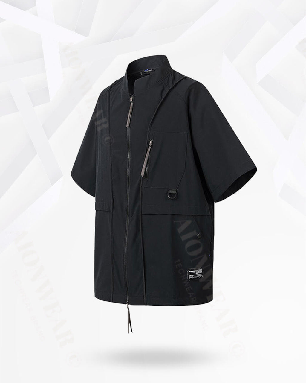 Black nylon jacket