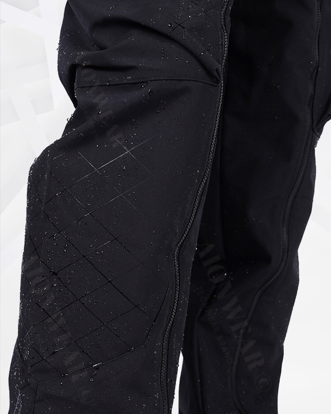 Functional Black Baggy Cargo Pants