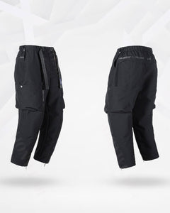 Functional Black Baggy Cargo Pants