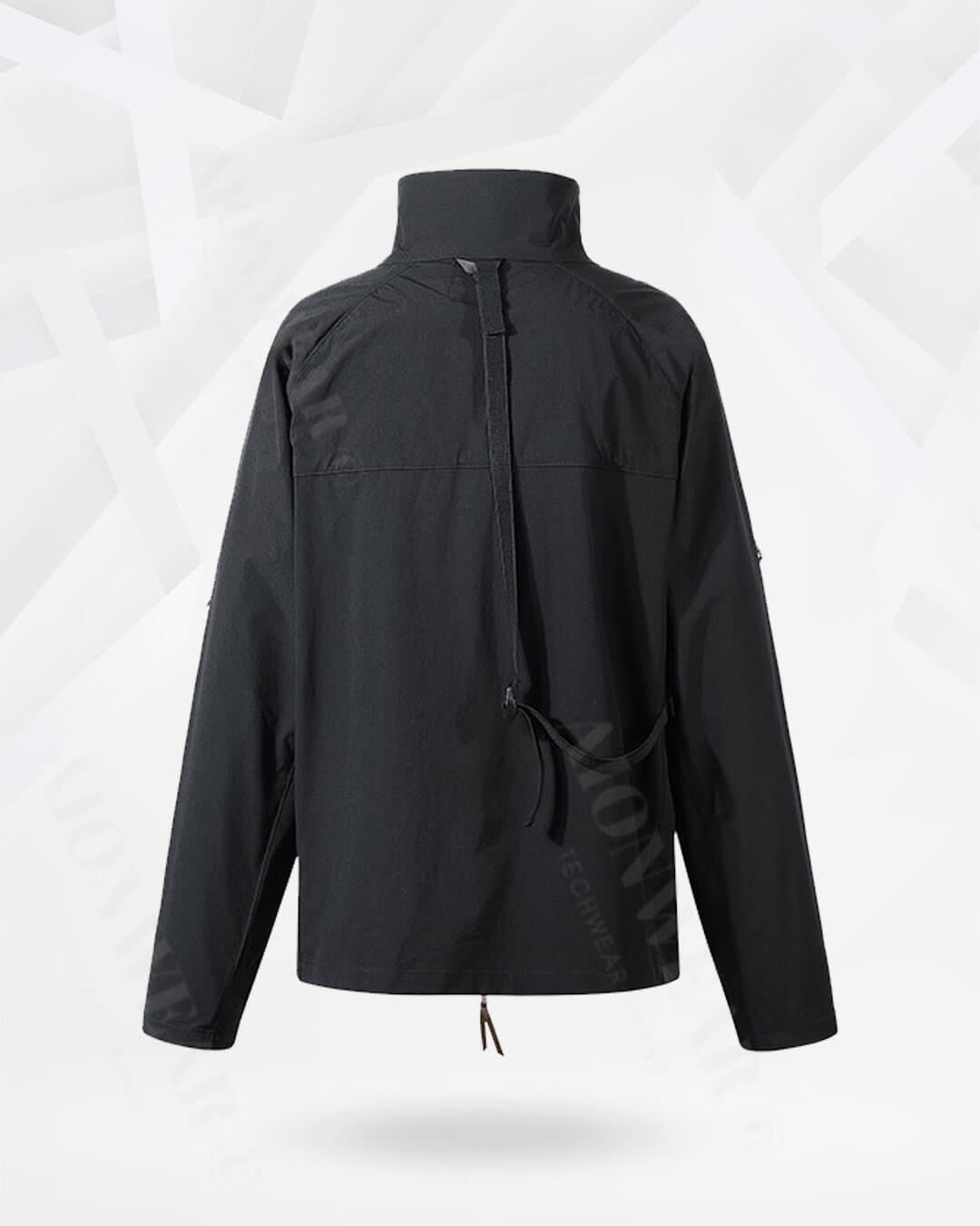 Men's Zip-Up High Neck Utility Jacket