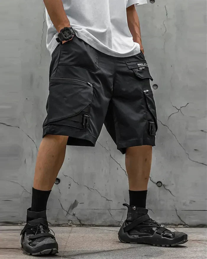 Urban Techwear Utility Shorts