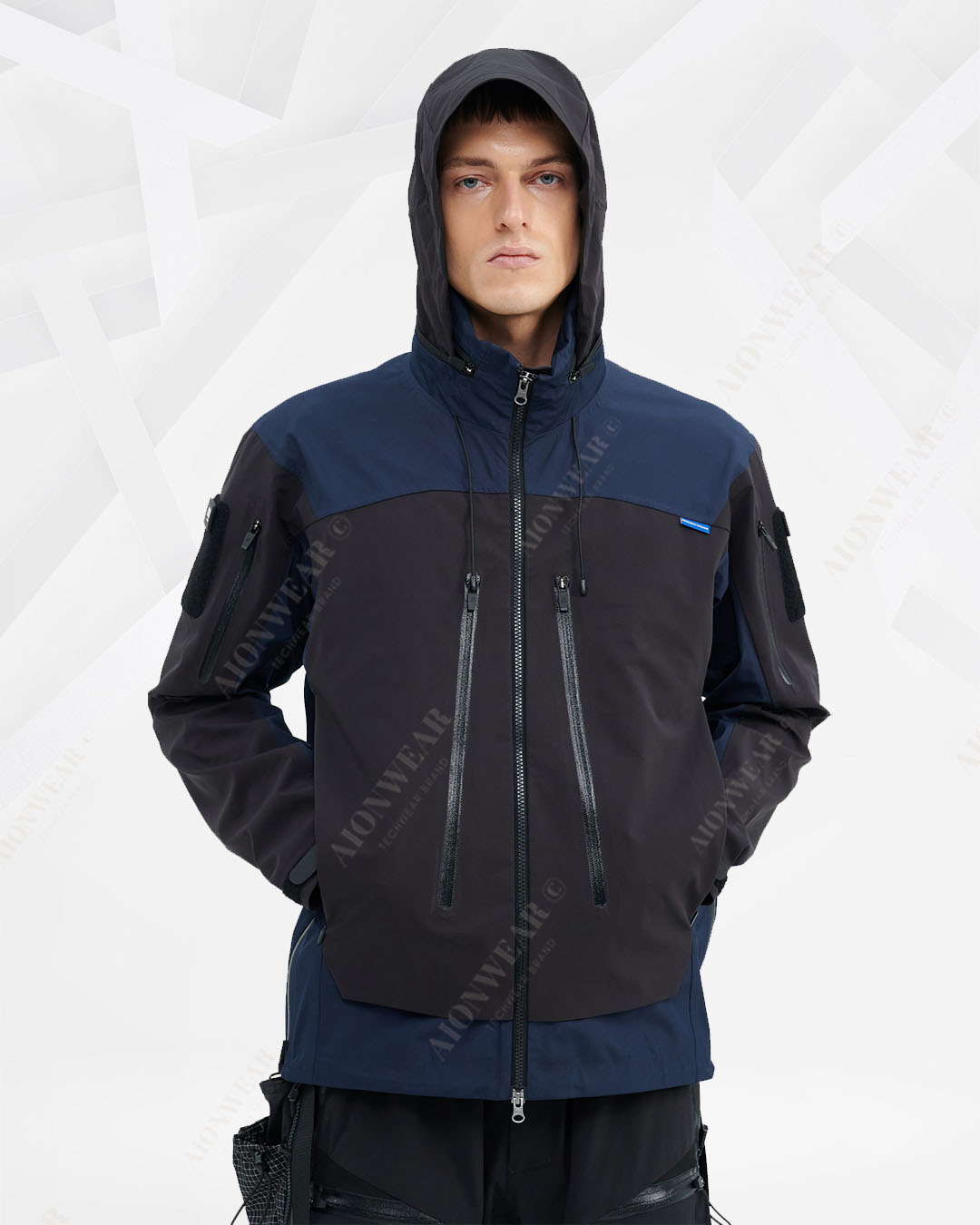 All-Climate Hooded Hardshell Jacket | Aionwear